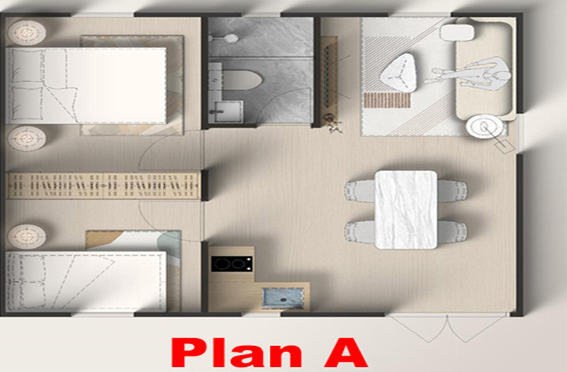 Freedhome Préfabriqué Intelligent