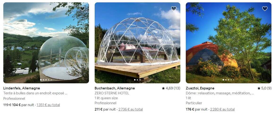 Destockage NC - Luxury Dôme Rentabilité